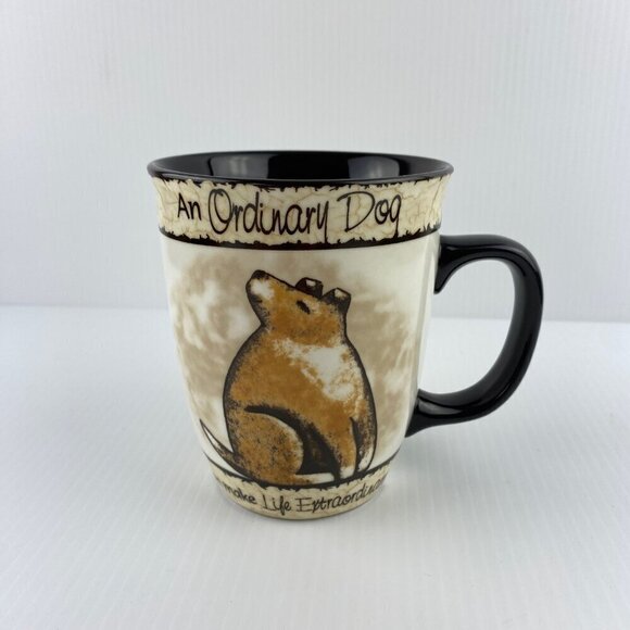 Whiskers & Tails An Ordinary Dog Mug by Carson Ceramic 12 oz Cup - Picture 2 of 8